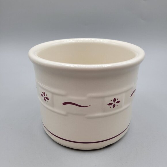 Longaberger Stoneware Ceramic Crock Pottery Planter 3.5" Tall - Picture 3 of 7